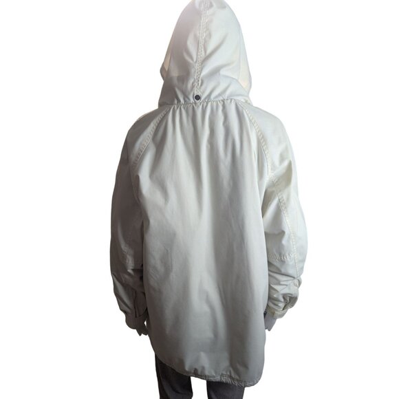 Pacific Trail Women's SzL Hooded Jacket Cargo Pockets Fleece Lined Full-Zip Tan - Picture 6 of 11